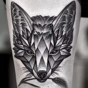 tatuaggio volpe