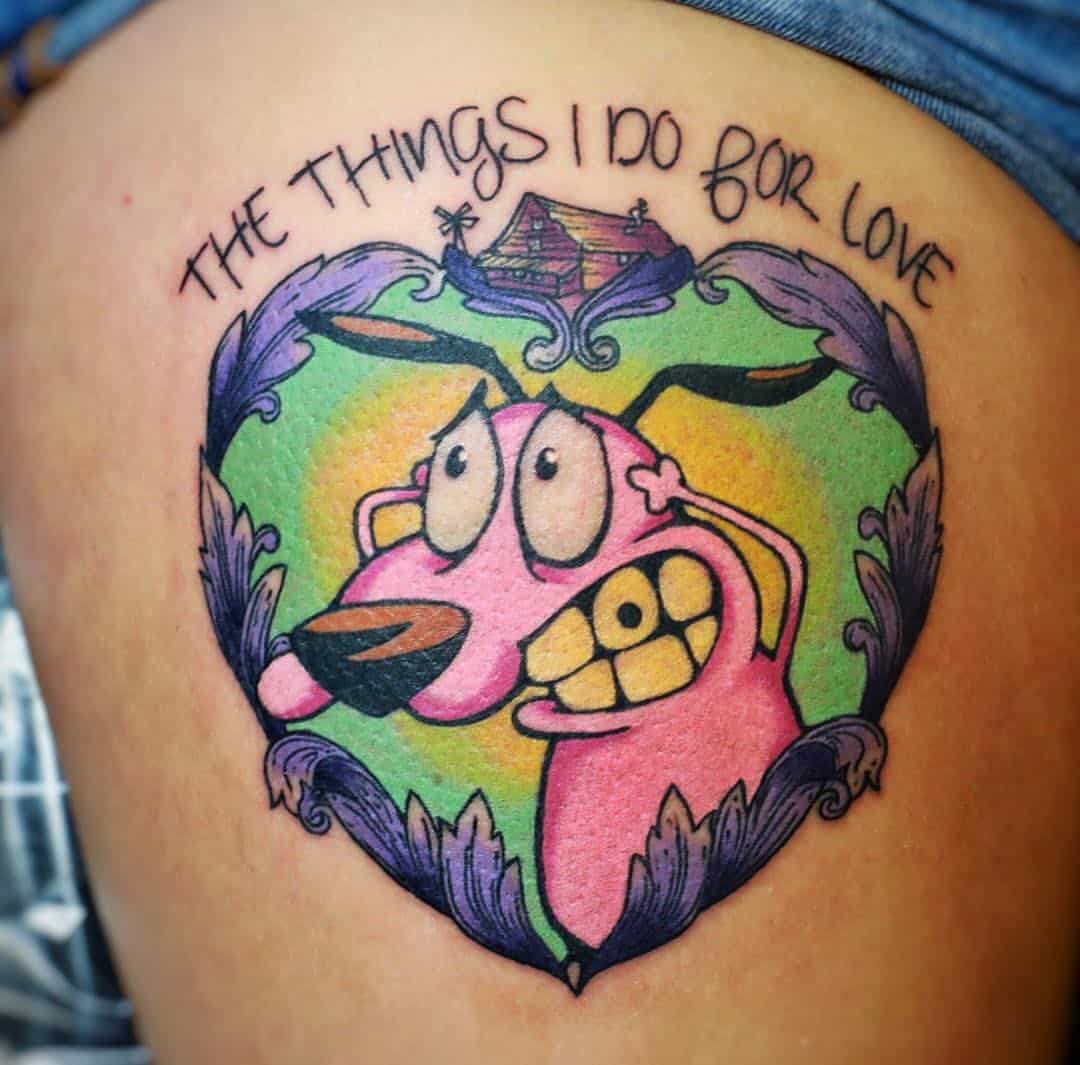 tatuaggi stile cartoon